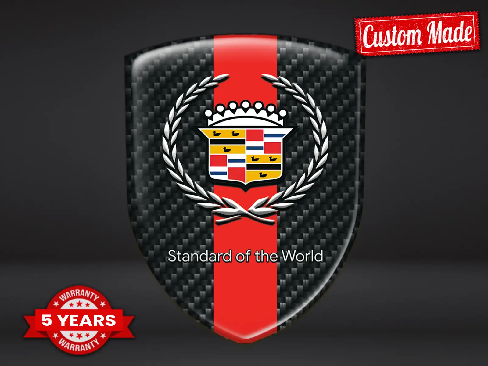 Cadillac Autodekor Stern Robust Professionell Aufkleber